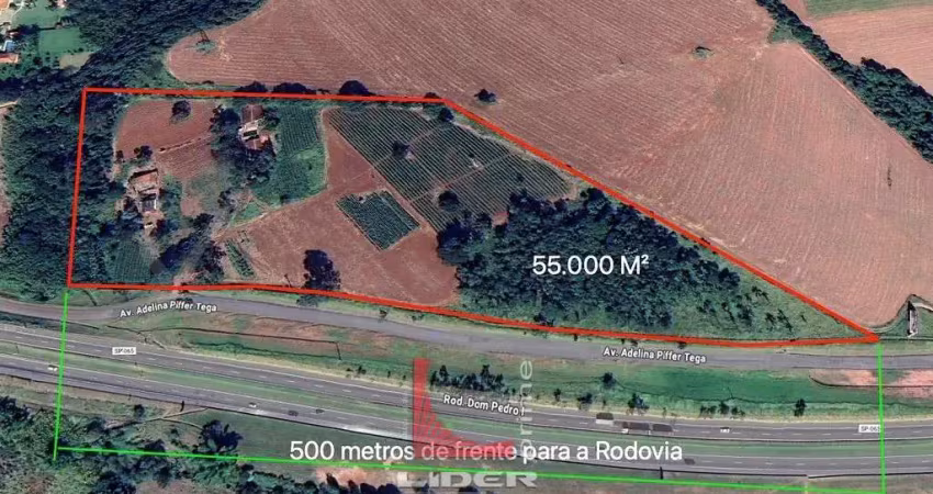 Terreno para venda em rodovia dom pedro 1 de 55000.00m²