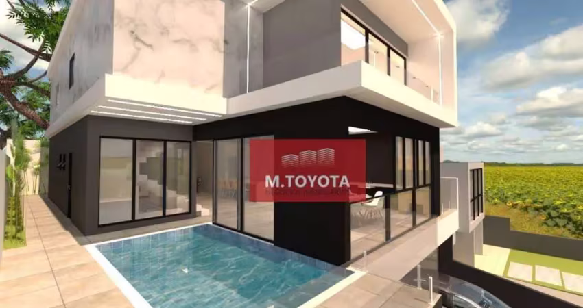 Casa de condomínio para venda em condomínio arujá 5 de 320.00m² com 4 quartos, 4 suites e 3 garagens