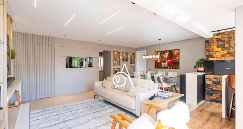 Apartamento para venda em portão de 128.00m² com 3 quartos, 3 suites e 4 garagens