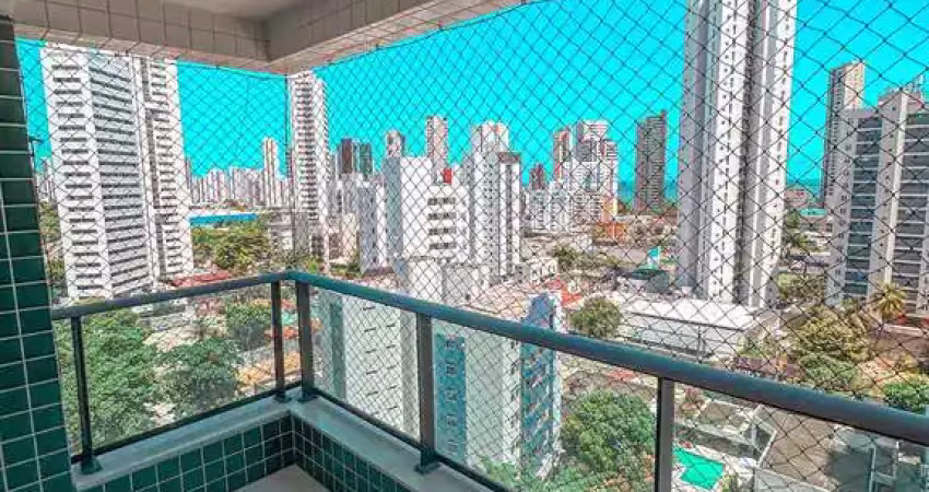 Apartamento para venda em boa viagem de 137.00m² com 4 quartos, 4 suites e 2 garagens