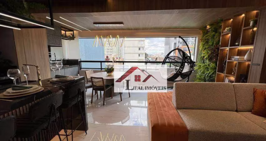 Apartamento para venda em campestre de 112.00m² com 3 quartos, 3 suites e 2 garagens