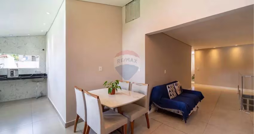 Casa de condomínio para venda em recanto quarto centenário de 222.65m² com 4 quartos, 1 suite e 3 garagens