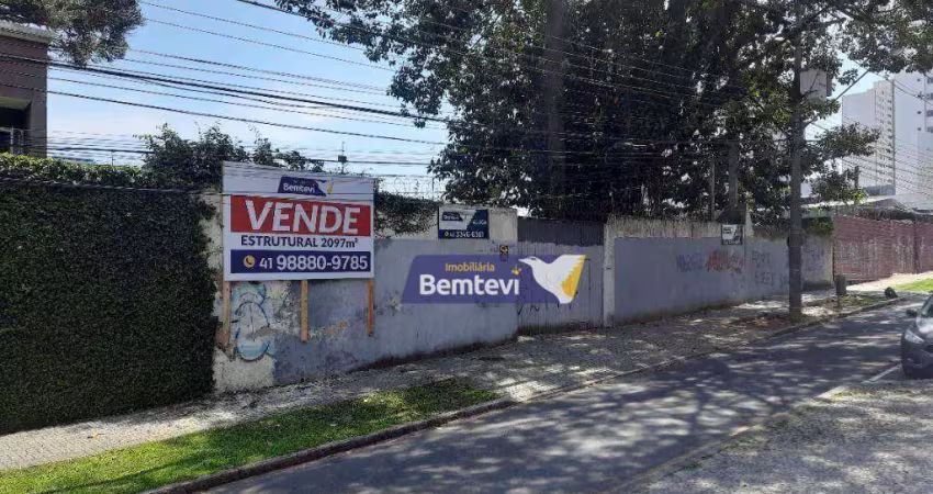 Terreno à venda na Rua Ubaldino do Amaral, 1636, Alto da Rua XV, Curitiba