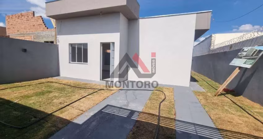 Casa para venda em residencial monte carlo de 69.00m² com 2 quartos, 1 suite e 2 garagens