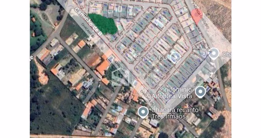 Terreno en condomínio para venda em chácara de recreio santa fé de 500.00m²
