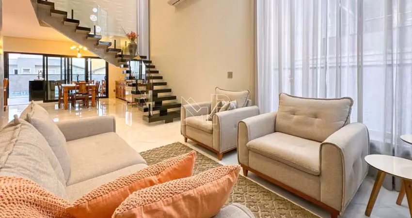 Casa de condomínio para venda em residencial ibi-aram ii - fase iia de 232.00m² com 4 quartos, 4 suites e 4 garagens