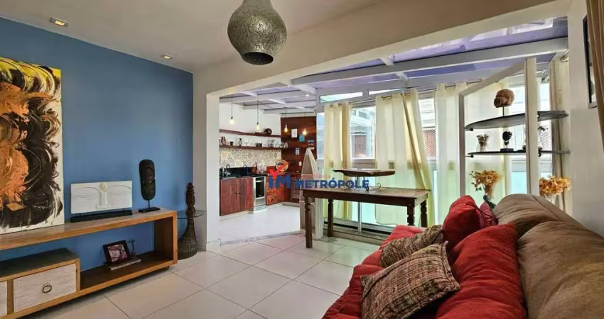 Cobertura para venda em barra da tijuca de 203.00m² com 3 quartos, 1 suite e 2 garagens