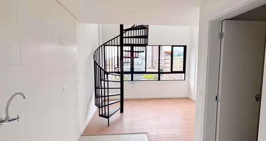Apartamento para venda em rebouças de 43.00m² com 1 quarto, 1 suite e 1 garagem