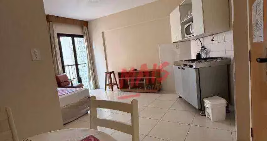 Flat para venda em gonzaga de 36.00m² com 1 quarto, 1 suite e 1 garagem