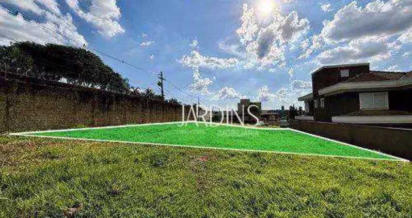 Terreno en condomínio para venda em bonfim paulista de 738.00m²