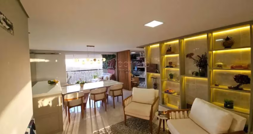 Apartamento para venda em jardim ermida i de 119.00m² com 3 quartos, 2 suites e 2 garagens