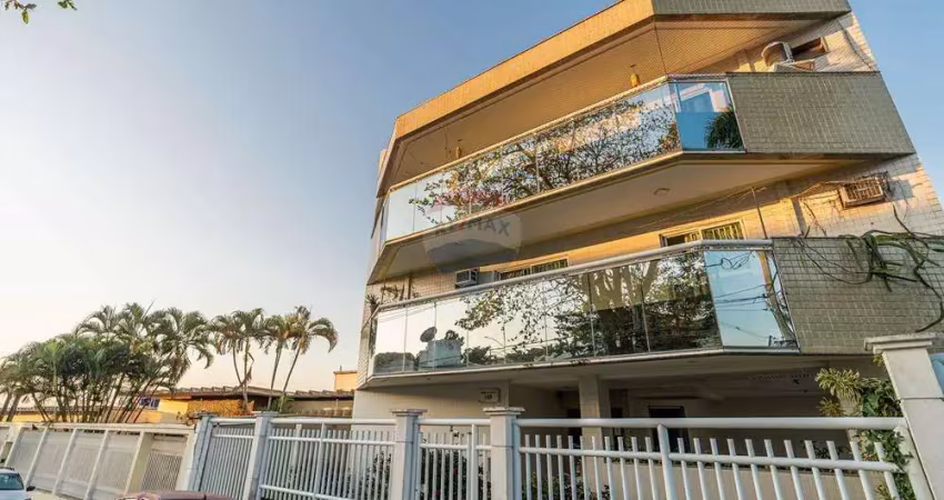 Cobertura para venda em jardim carioca de 203.00m² com 3 quartos, 1 suite e 2 garagens