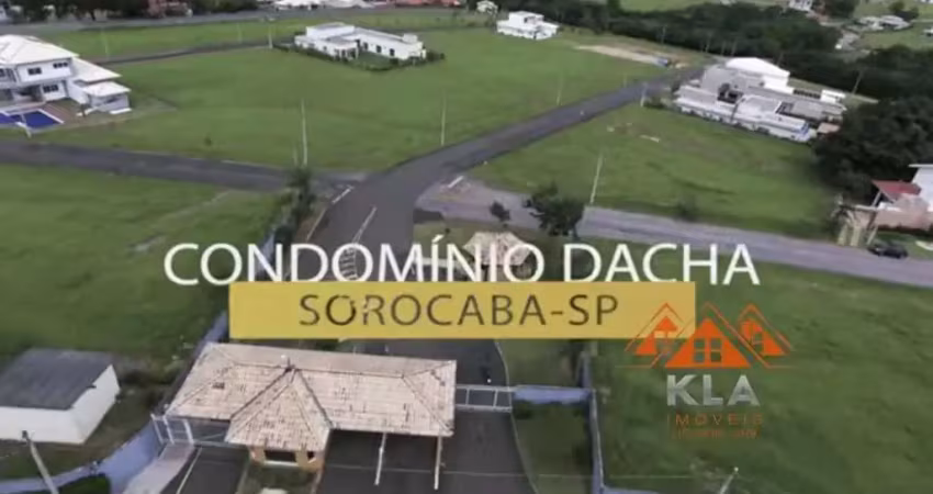 Terreno em condomínio fechado à venda na Rua Amélia Orsi Morandim, Jardim Dacha Sorocaba, Sorocaba