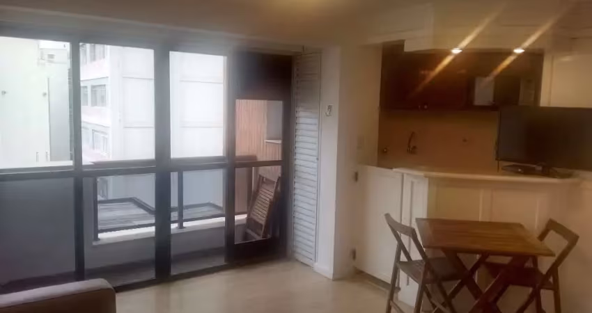 Flat para venda e aluguel em higienópolis de 35.00m² com 1 quarto, 1 suite e 1 garagem
