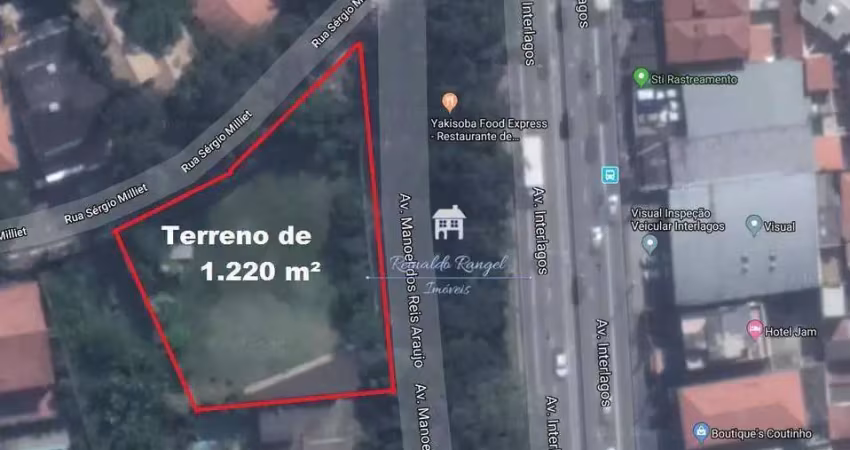 Terreno para venda em jardim marajoara de 1220.00m²