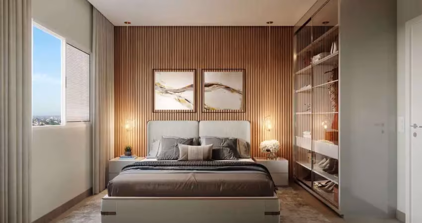 Apartamento para venda em condomínio smart apê de 52.00m² com 2 quartos e 1 garagem