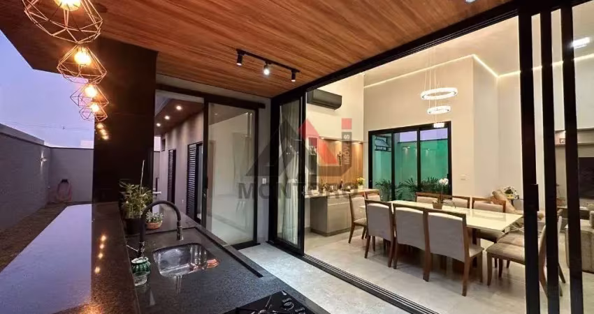 Casa de condomínio para venda em residencial village damha iii de 172.00m² com 3 quartos, 3 suites e 4 garagens