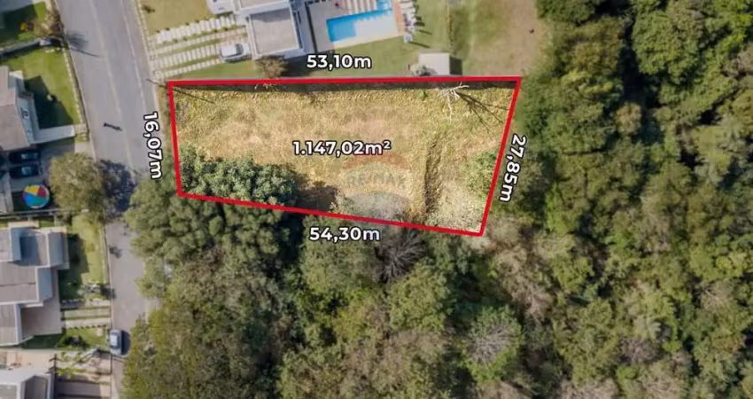 Terreno para venda em condomínio serra da estrela de 1147.00m²