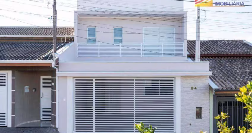 Sobrado para venda em jardim cidade jardim de 180.00m² com 3 quartos, 1 suite e 2 garagens
