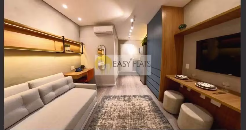 Apartamento para venda e aluguel em campo belo de 24.00m² com 1 quarto