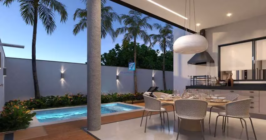 Casa de condomínio para venda em loteamento terras de florença de 204.00m² com 3 quartos, 3 suites e 4 garagens