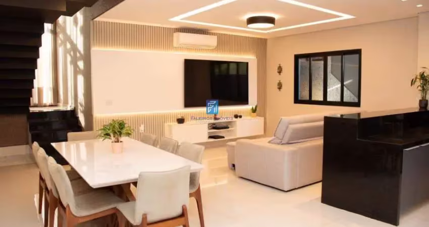 Casa de condomínio para venda em loteamento terras de florença de 181.00m² com 3 quartos, 3 suites e 4 garagens