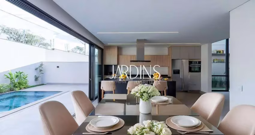 Casa de condomínio para venda em bonfim paulista de 242.00m² com 3 quartos, 3 suites e 4 garagens