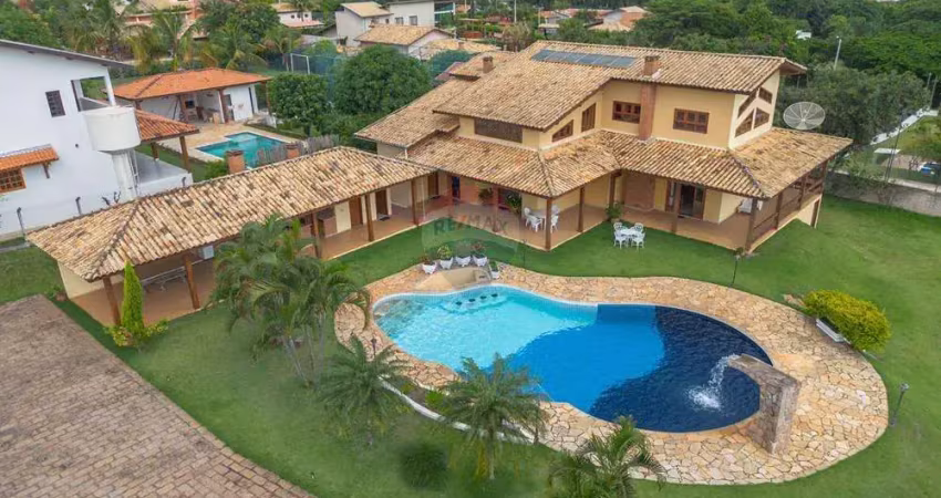 Casa de condomínio para venda em horizonte azul - village ambiental de 577.83m² com 5 quartos, 4 suites e 10 garagens