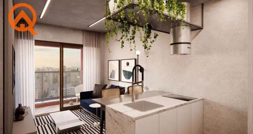 Flat para venda em botafogo de 36.00m² com 1 quarto e 1 garagem