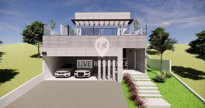 Casa para venda em residencial fazenda santa rosa - fase 1 de 230.00m² com 3 quartos, 1 suite e 4 garagens