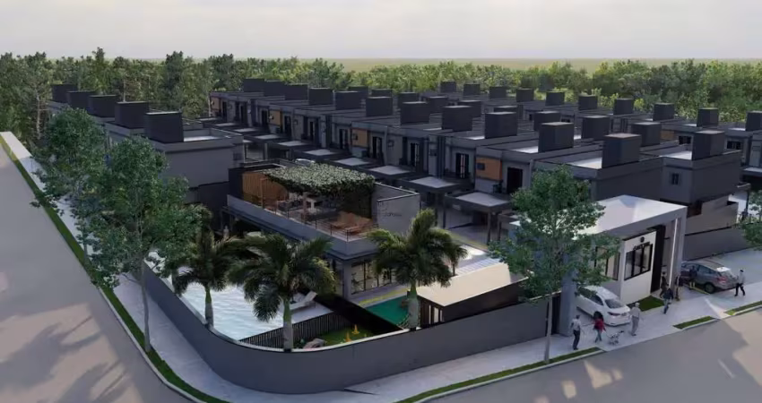 Sobrado para venda em chácaras reunidas são jorge de 118.05m² com 3 quartos, 1 suite e 2 garagens