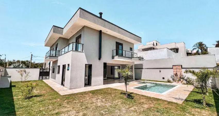 Sobrado para venda em condomínio terra magna de 253.00m² com 3 quartos, 3 suites e 4 garagens