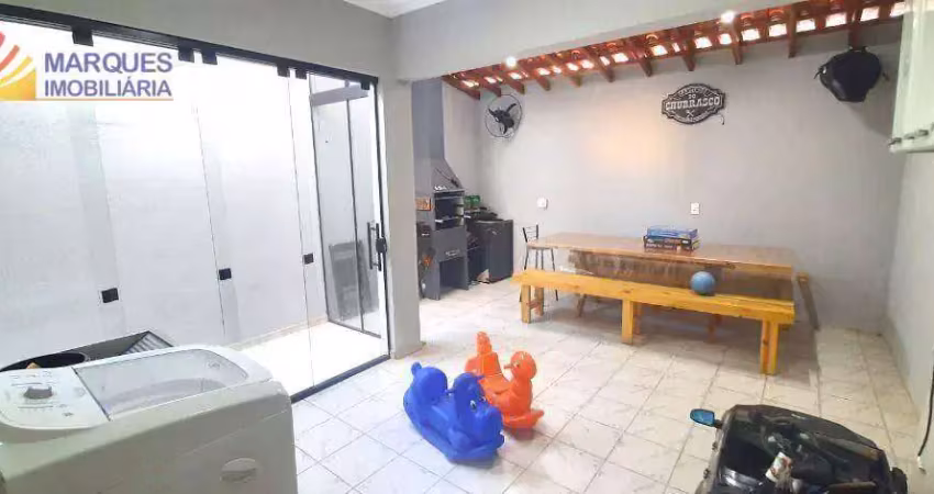 Sobrado para venda em parque das nações de 187.00m² com 3 quartos, 1 suite e 2 garagens