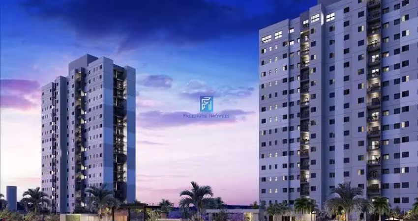 Apartamento para venda em residencial monterrey de 55.00m² com 2 quartos, 1 suite e 1 garagem