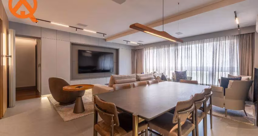 Apartamento para venda e aluguel em cambuí de 129.50m² com 2 quartos, 2 suites e 3 garagens