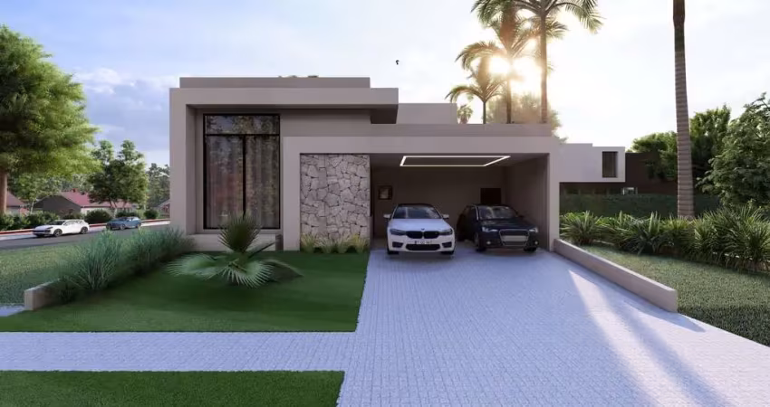 Casa de condomínio para venda em condomínio residencial royal garden de 193.00m² com 3 quartos, 3 suites e 4 garagens