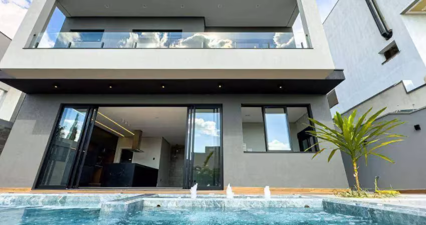 Sobrado para venda em condomínio jardim paradiso de 311.00m² com 3 quartos, 3 suites e 4 garagens