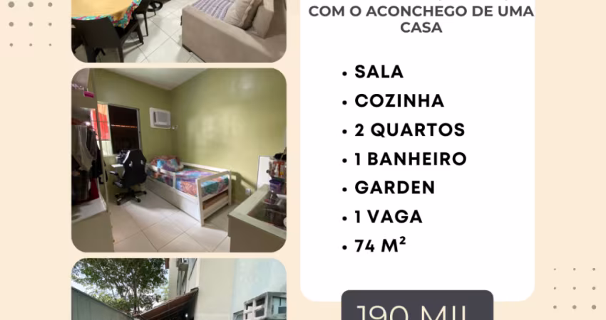 Térreo com garden privativo (garden estilo corredor)