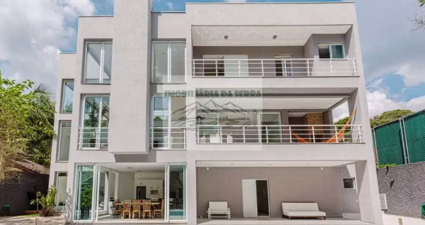 Casa de alto padrão à venda em condomínio na serra da cantareira, mairiporã-sp: 5 quartos, 4 suítes, 3 salas, 6 banheiros, 4 vagas, 435m².