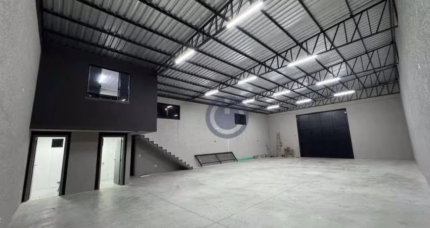 Barracão, 247 m² - venda por r$ 750.000 ou aluguel por r$ 5.400/mês - jardim guarani - piraquara/pr