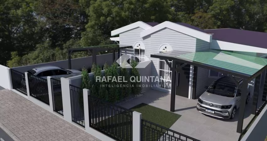 Casa à Venda, 3 Quartos sendo 1 Suíte, Geminada, 1 Vaga, 80m² Privativos, Biguaçu - SC