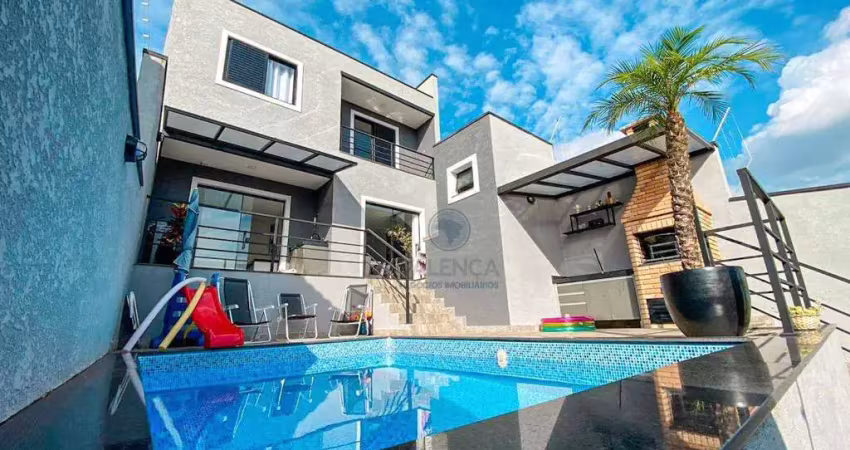 Casa com 3 dormitórios à venda, 140 m² por r$ 749.000 - nova atibaia - atibaia/sp