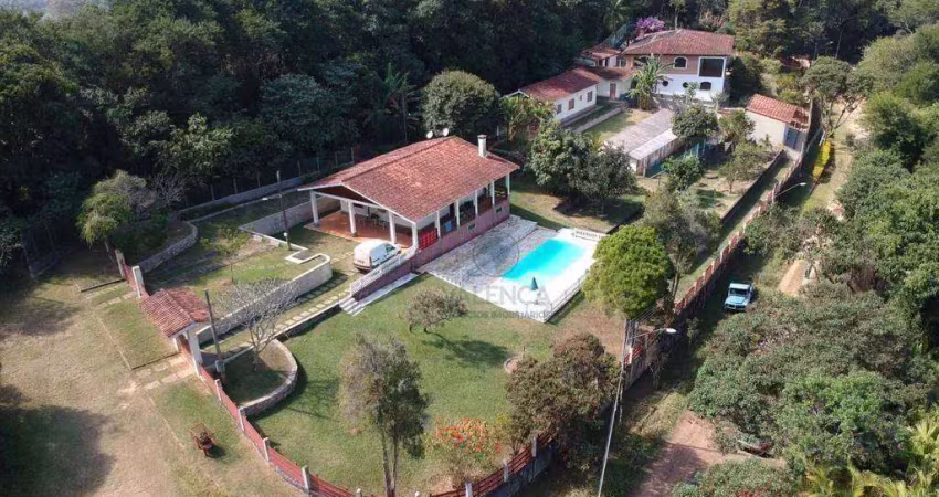 Chácara com 2 dormitórios à venda, 2120 m² por r$ 680.000,00 - jundiaizinho - atibaia/sp