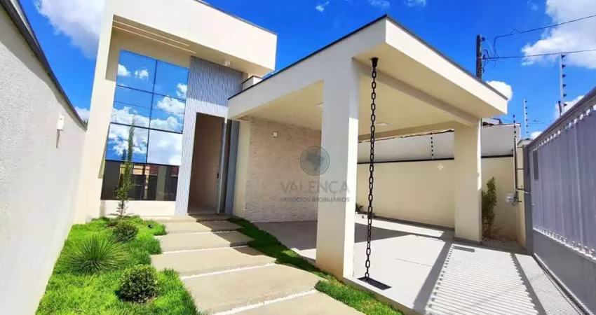 Casa térrea moderna com detalhes em estilo indústrial