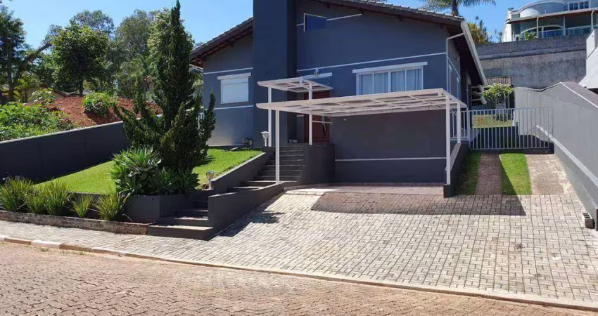 Casa com 3 dormitórios à venda, no condominio parque das garças ii - atibaia/sp - ca5260