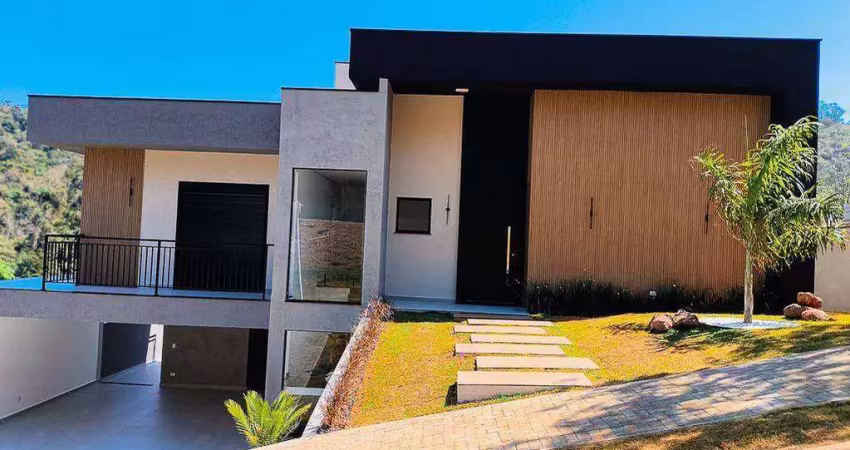 Casa com 3 dormitórios à venda, no condominio quintas da boa vista - atibaia/sp