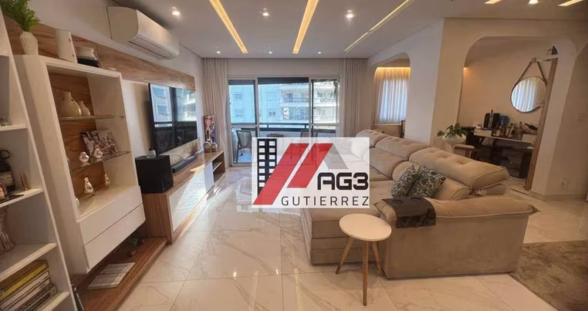 Apartamento reformado e mobiliado com 3 suítes, 3 vagas, depósito e lazer completo nas Perdizes