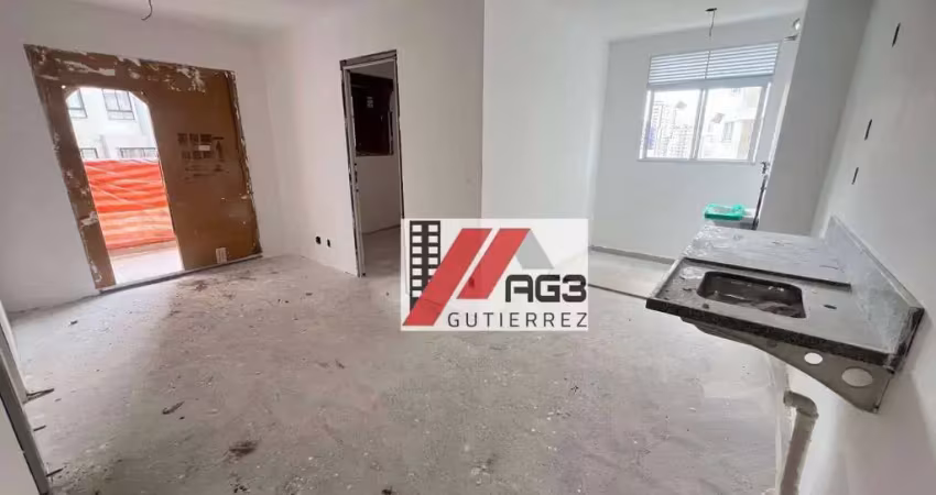 Apartamento novo de 2 dormitórios, varanda e lazer de clube nas perdizes