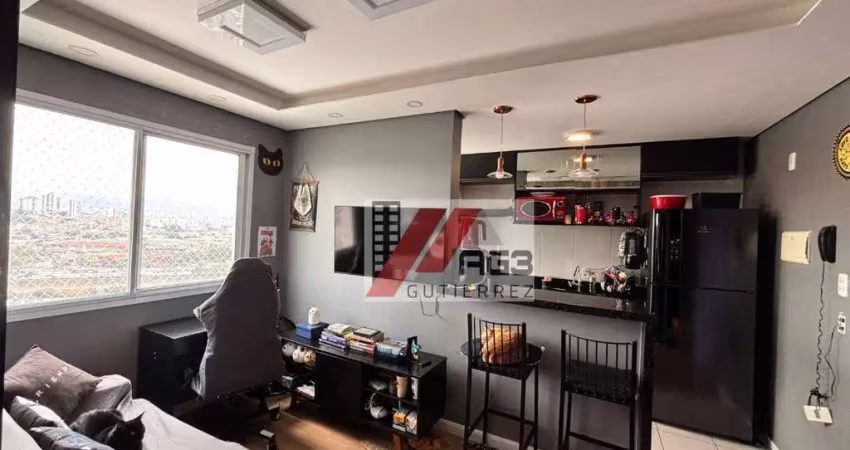 Apartamento semi-mobiliado de 1 dormitório em andar alto com lazer na água branca