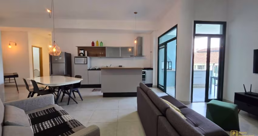 Excelente apartamento com vista mar, amplo, mobiliado e decorado